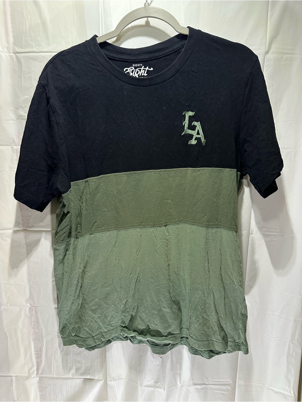 Eighty Eight Brand L Mens Short Sleeve T-Shirt Los Angeles Cotton